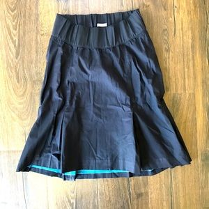 Gap Maternity Black Skirt with Pleats